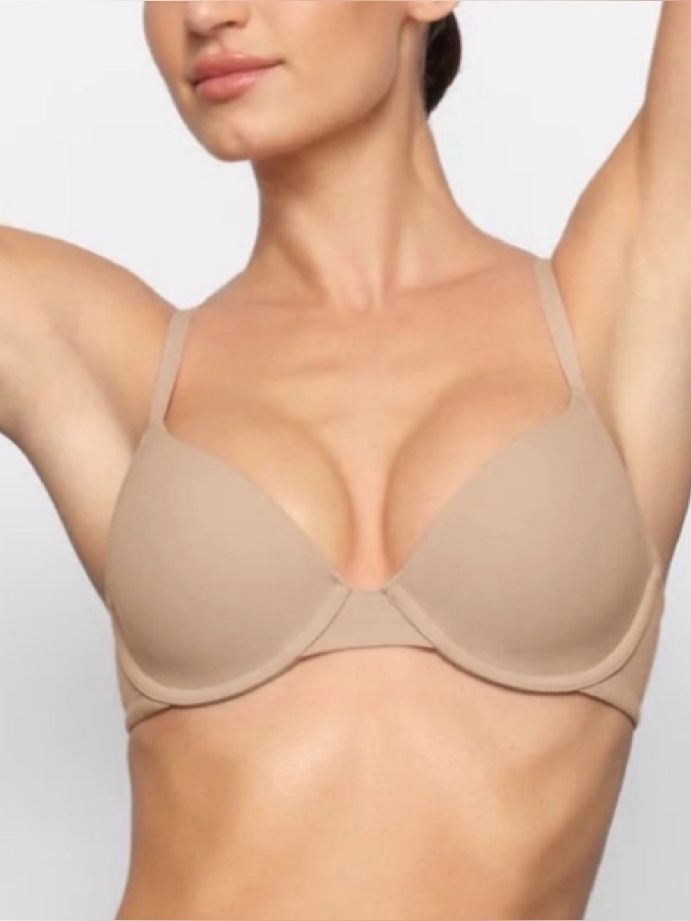 Skims NWT Fits Everybody Demi Push Up Bra in Clay Size 36DDD (36F)